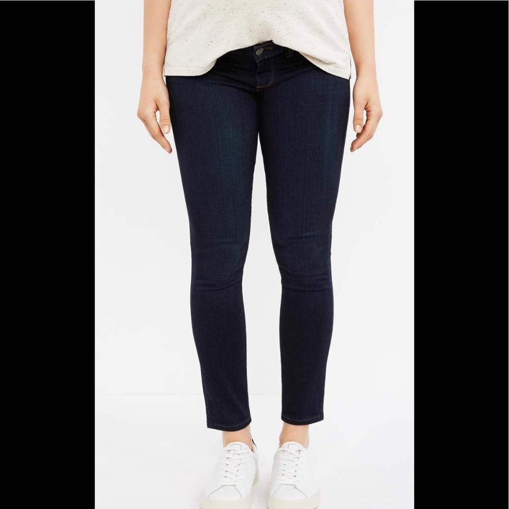 Paige Skinny Side Panel Maternity Jeans